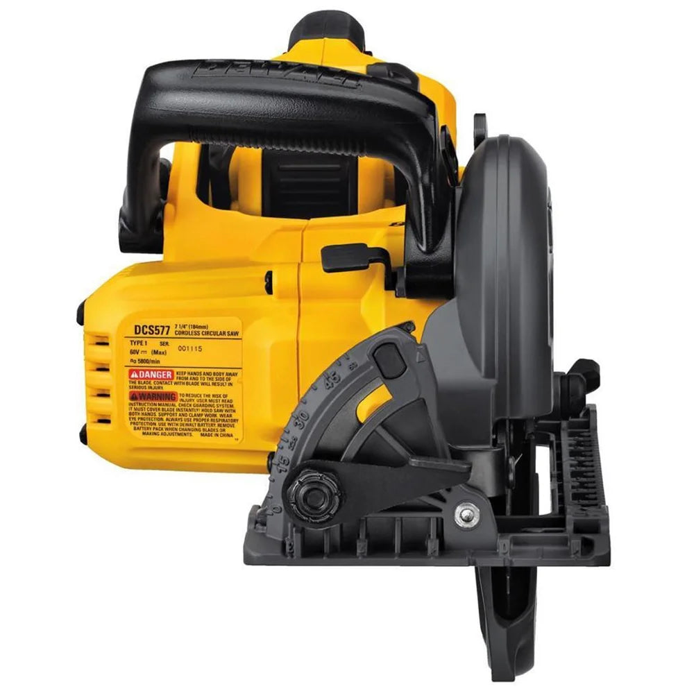 Dewalt Dcs577x1 Flexvolt 60v Max Li - Ion 7 - 1/4 in Cordless Wormdrive Circular Saw - Product image 4