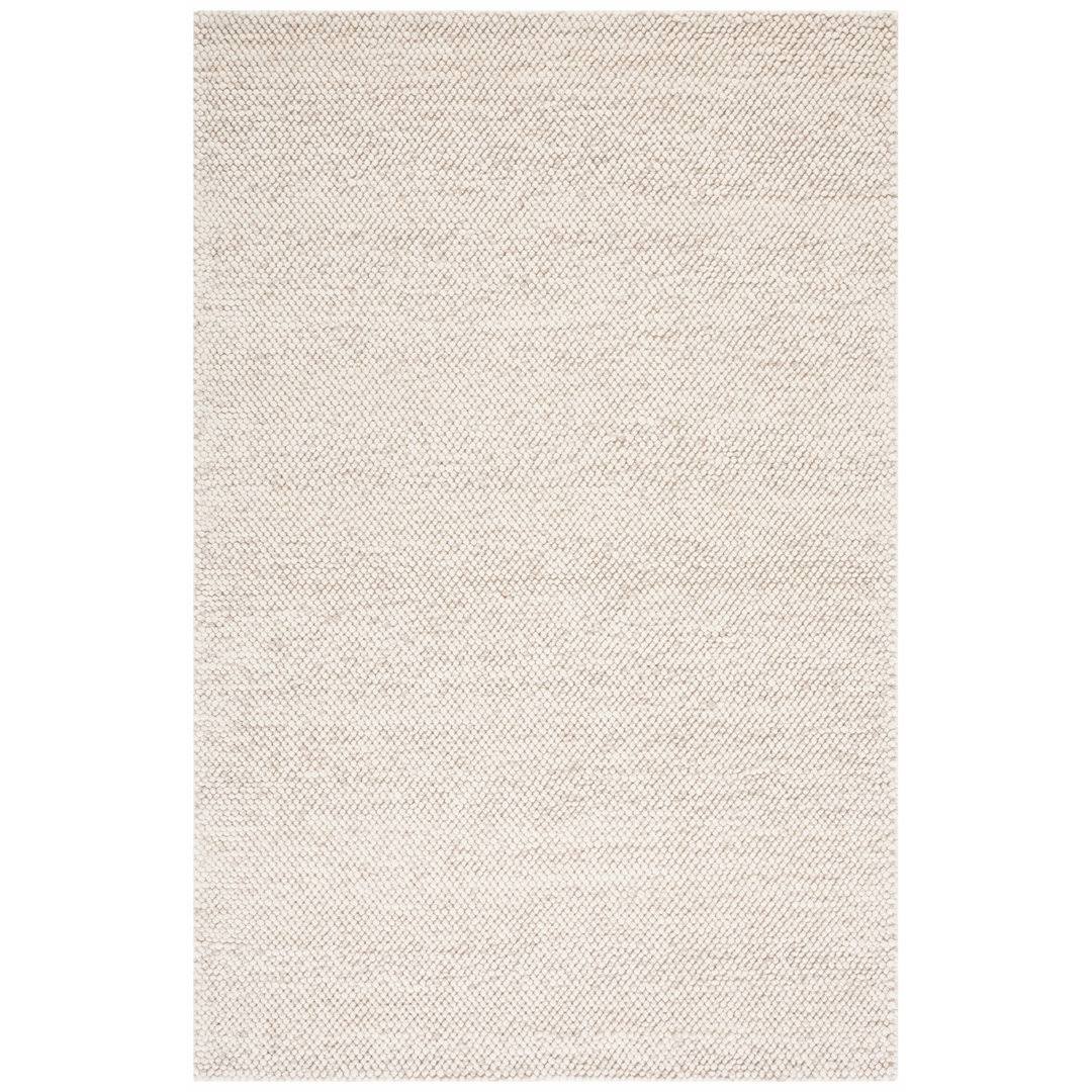 Almus Solid Color Handmade Tufted Wool Area Rug in Beige/Ivory Beachcrest Home Rug Size: Rectangle 2' x 3' - Product image 1