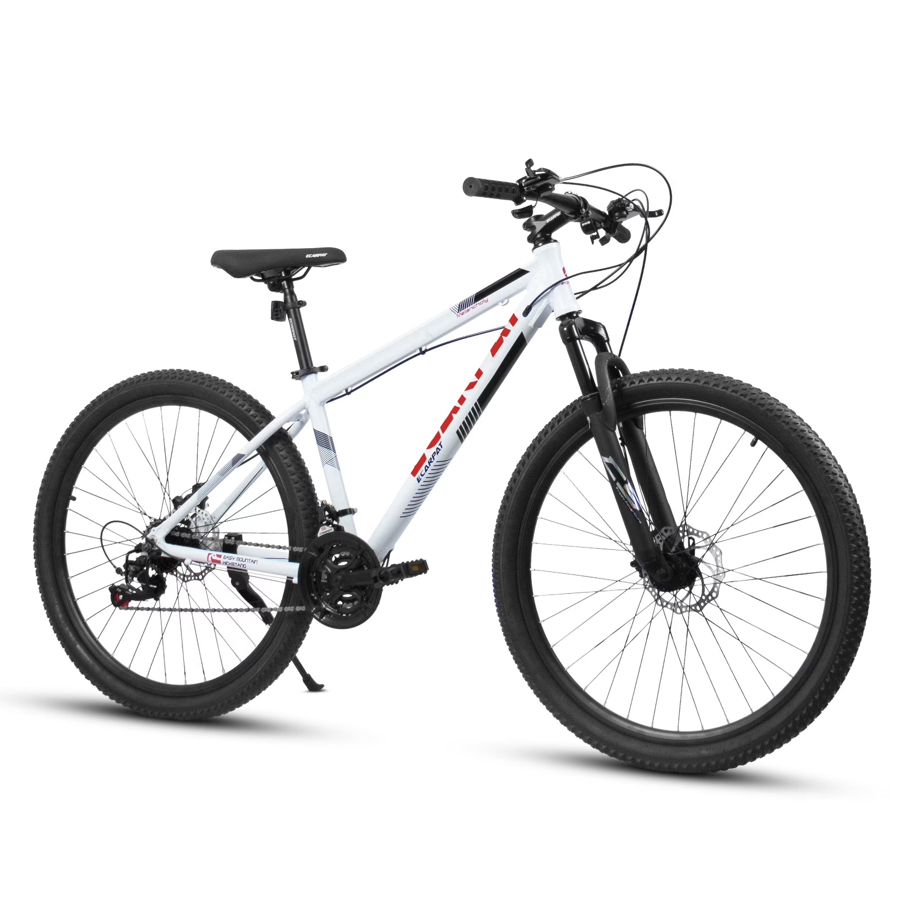 27" Mountain Bike, 21 - Speed Dual Disc Brakes with Aluminum Frame - Black - Product image 3