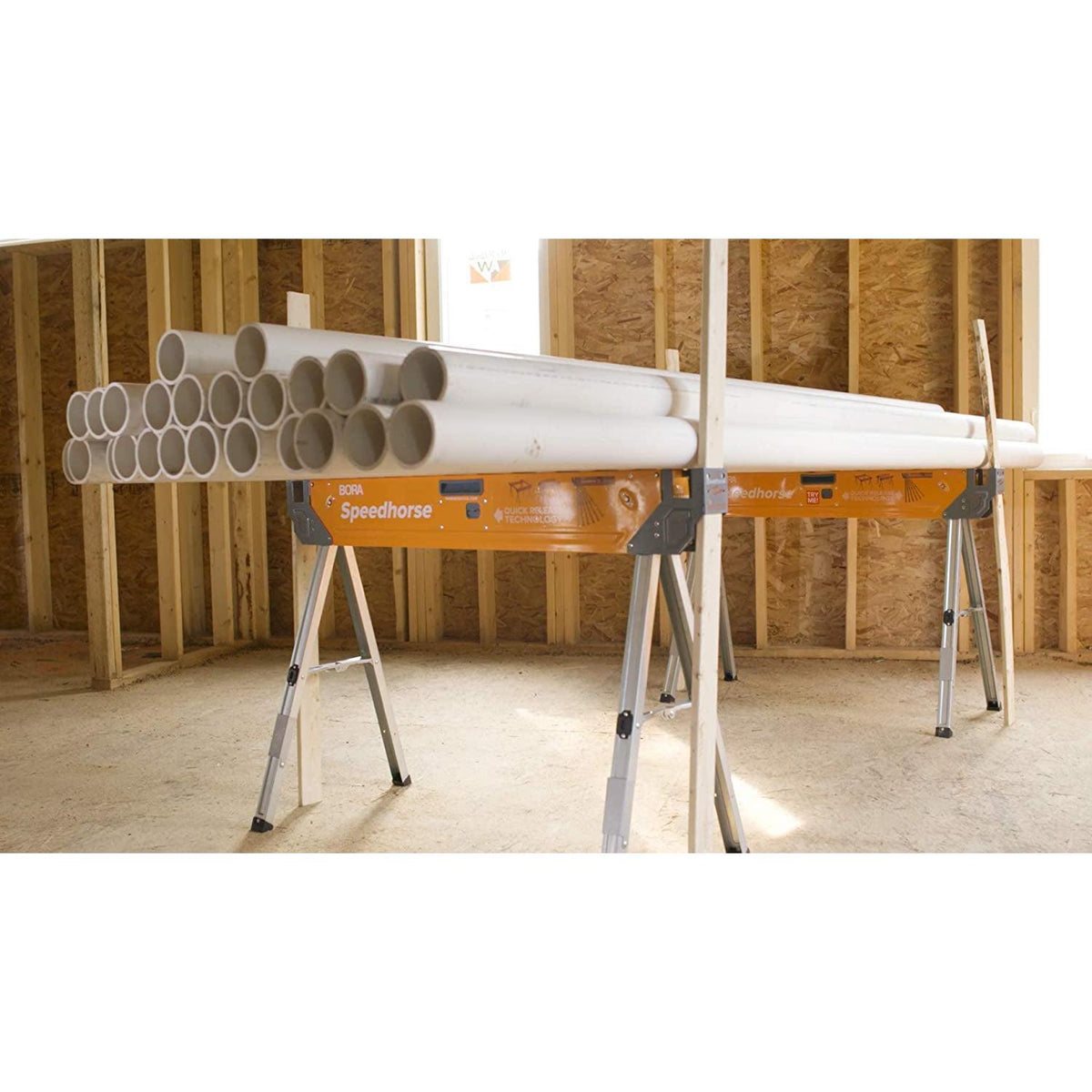 30 In. H Steel Speedhorse Sawhorse with Auto Release Legs (2 - Pack) - Product image 4