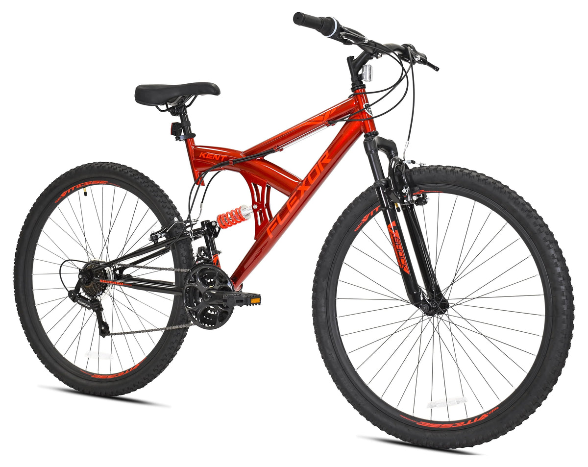 Kent 29 In. Flexor Men'S Dual Suspension Mountain Bike, Red - Product image 2