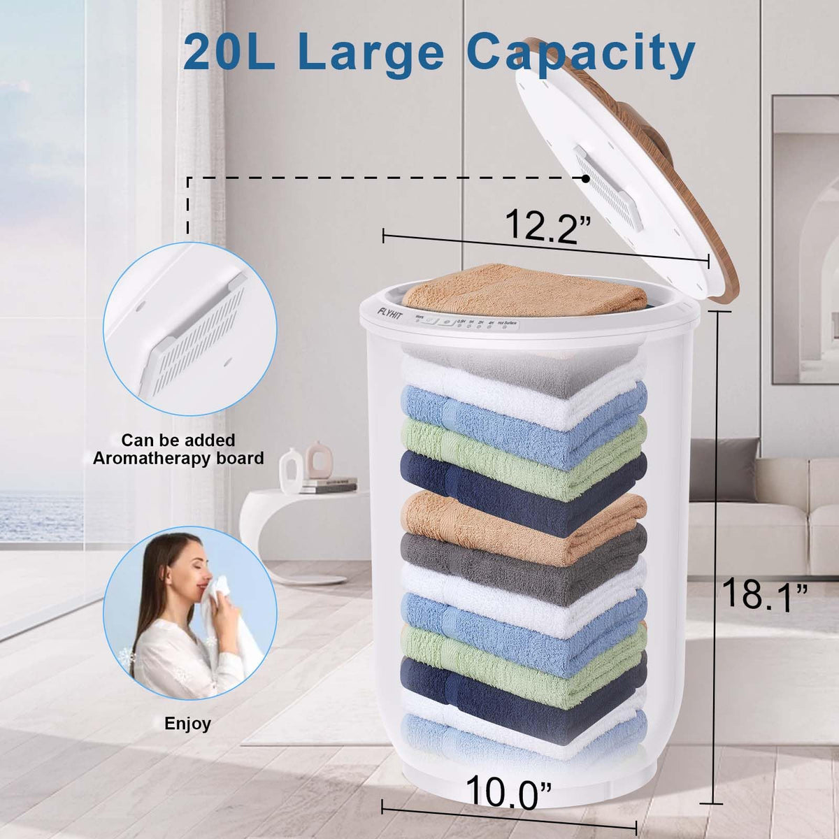 FLYHIT Luxury Towel Warmers for Bathroom - Product image 2