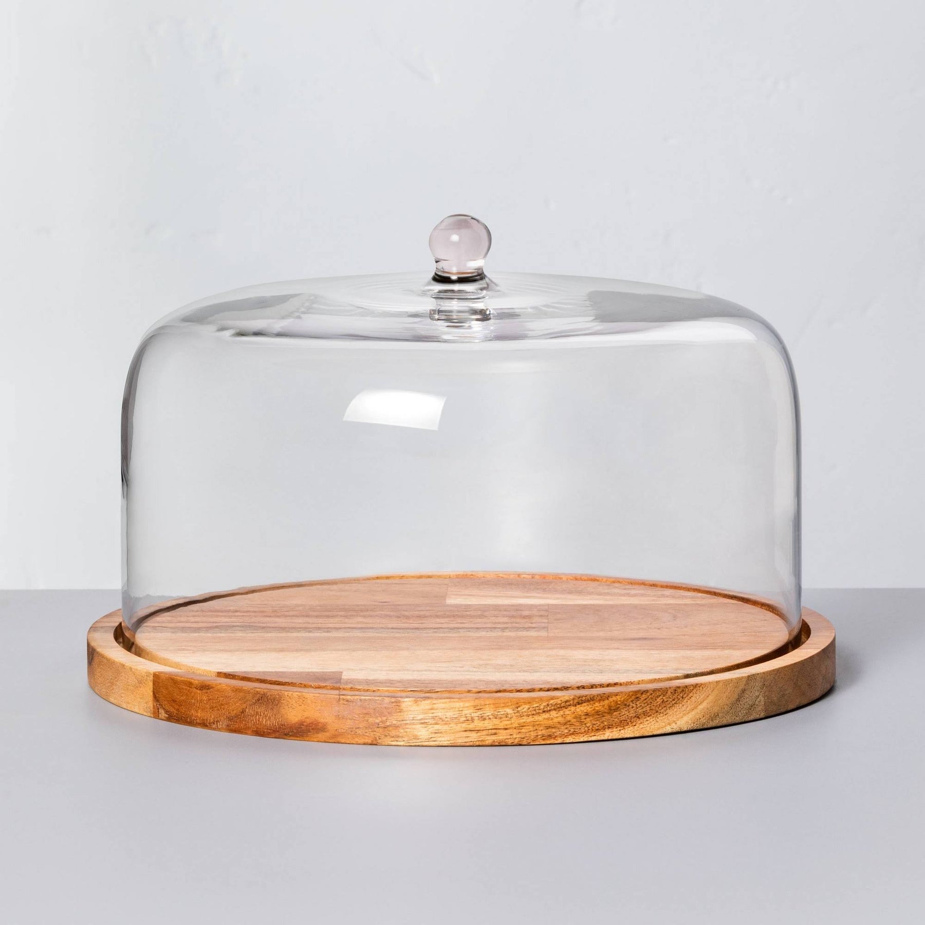 Wood & Glass Cake Storage - Hearth & Hand with Magnolia - Product image 1