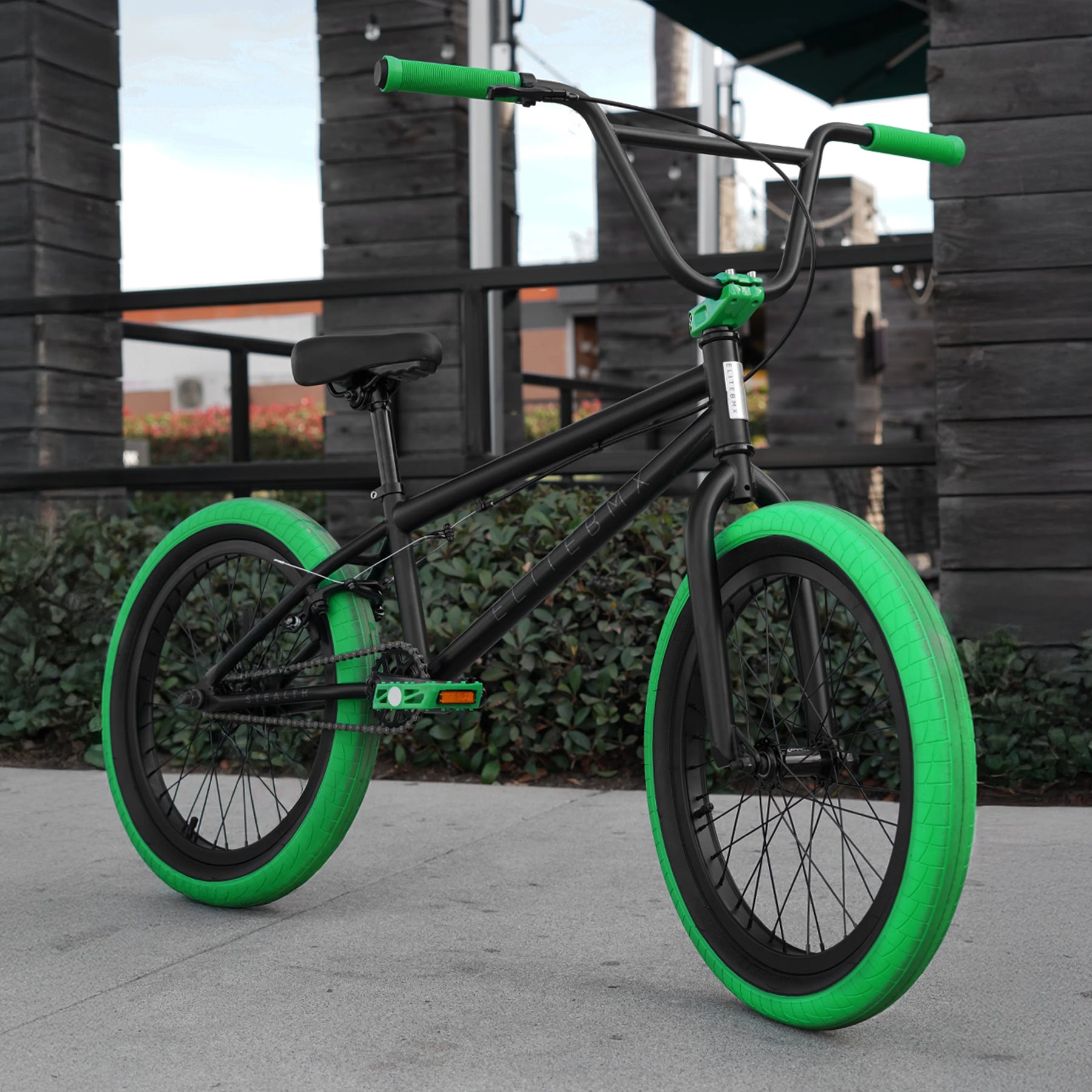 Elite BMX Bicycle 20" Freestyle Bike - Stealth Blue Purple Ideal for Ages 7 to 18 Years