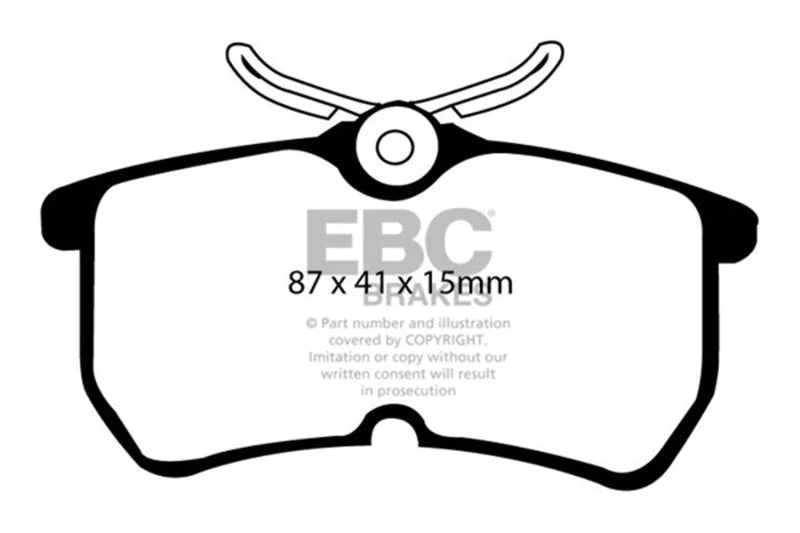 EBC - Rear Bluestuff Pad PN DP51218B