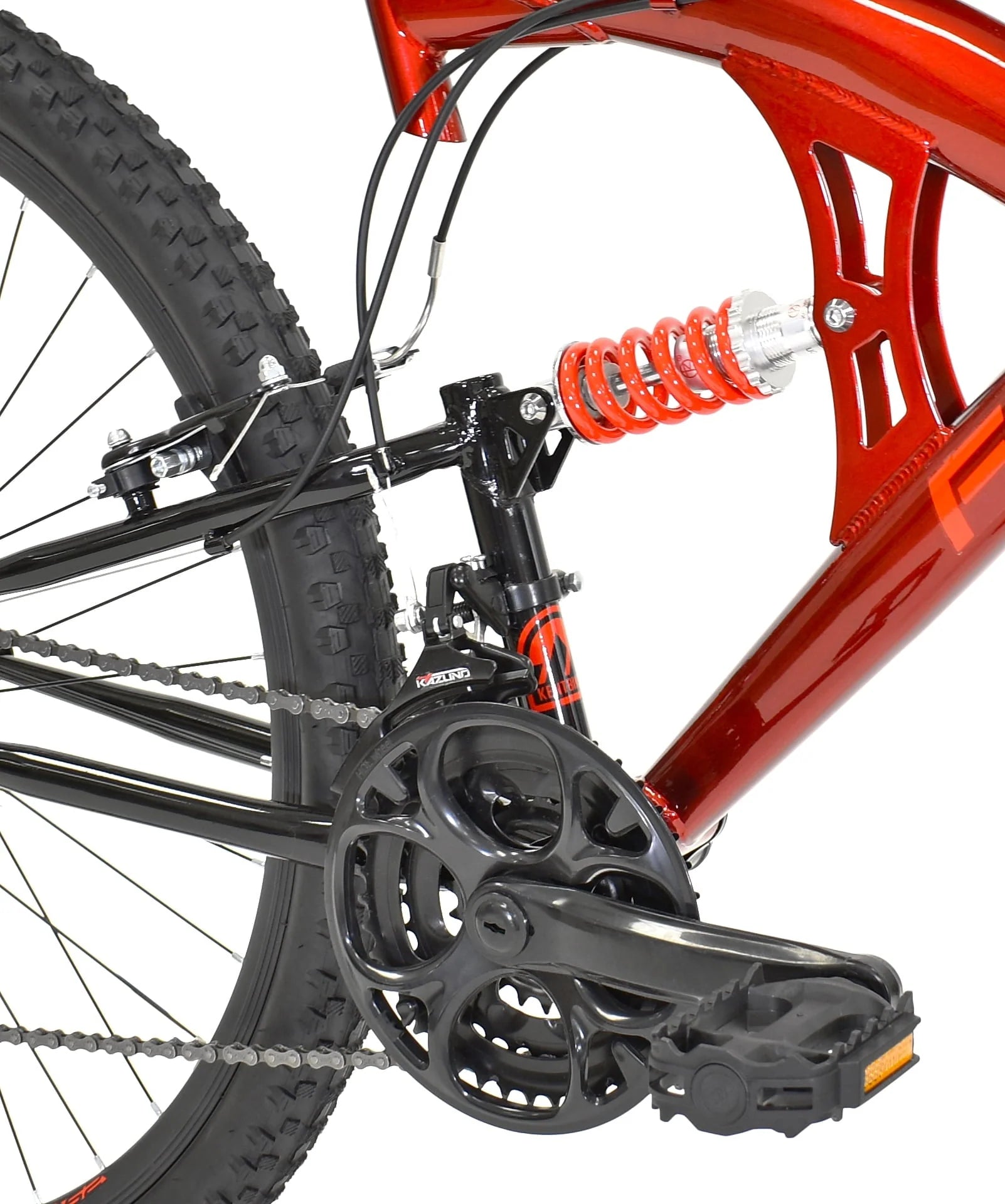 Kent 29 In. Flexor Men'S Dual Suspension Mountain Bike, Red - Product image 7