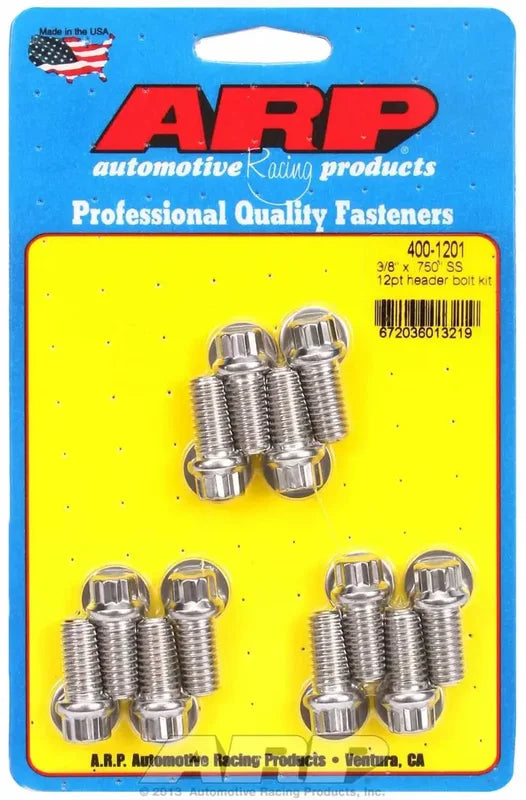 400-1201 ARP Fasteners Exhaust Header Bolt For Use With Chevy Small