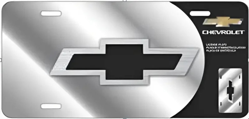 55029 Chroma Graphics License Plate Chevrolet Emblem