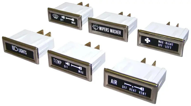 5752813K Crown Automotive Dash Indicator Light Set With 1 Of Each