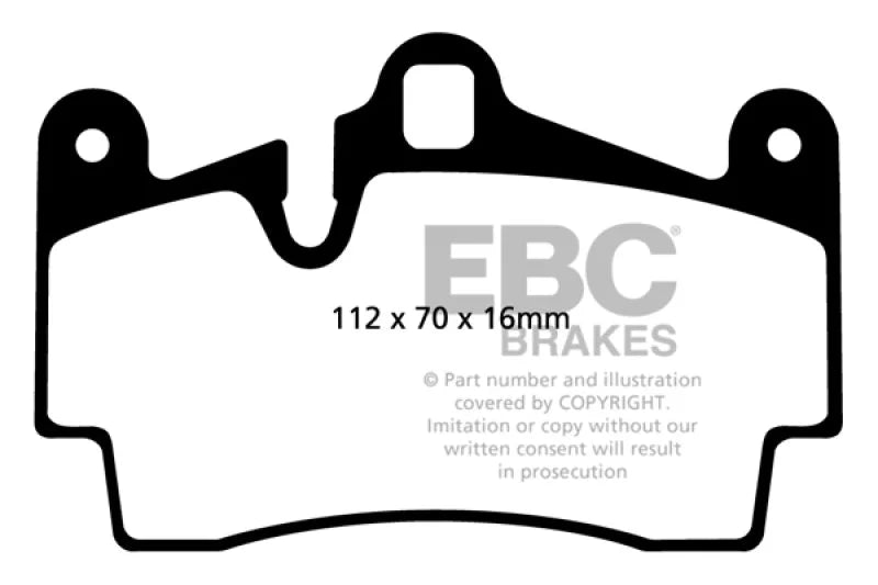 EBC - Rear Redstuff Pad PN DP31474C