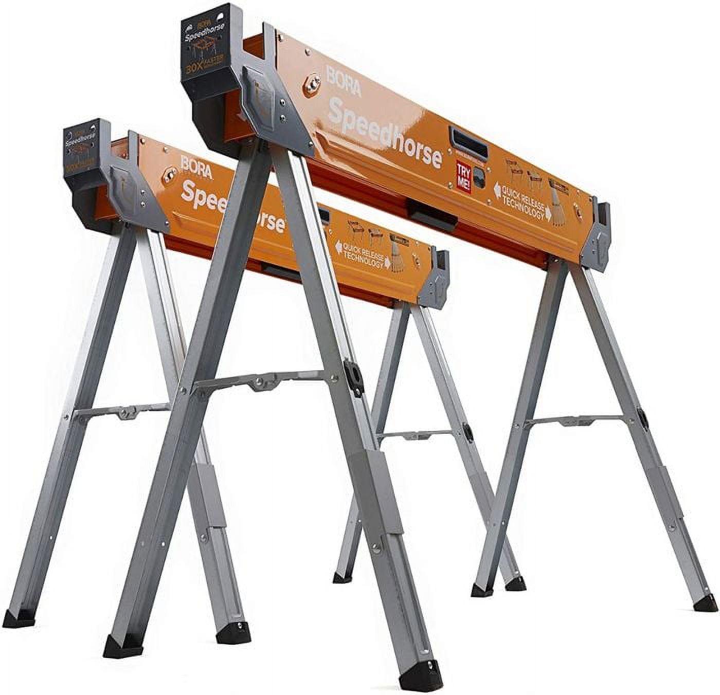 30 In. H Steel Speedhorse Sawhorse with Auto Release Legs (2 - Pack) - Product image 1