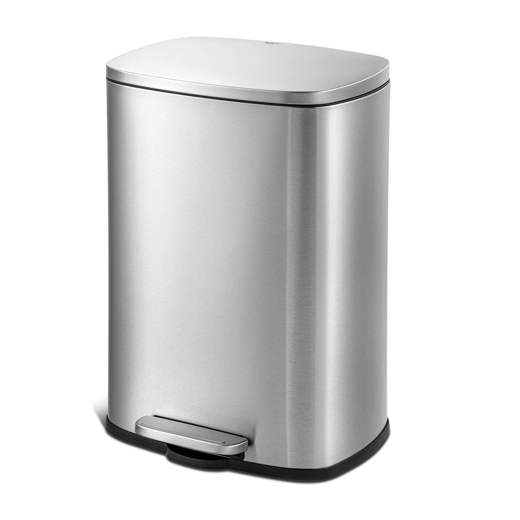 Qualiazero 13.2 Gal Stainless Steel Step on Kitchen Trash Can - Product image 1