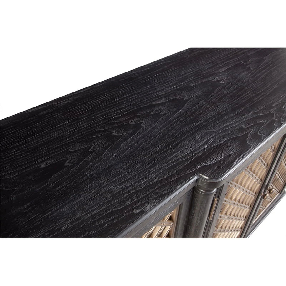 Bassett Mirror Groveland 6 - Shelf Wood Server with Metal Accents in Black - Product image 5