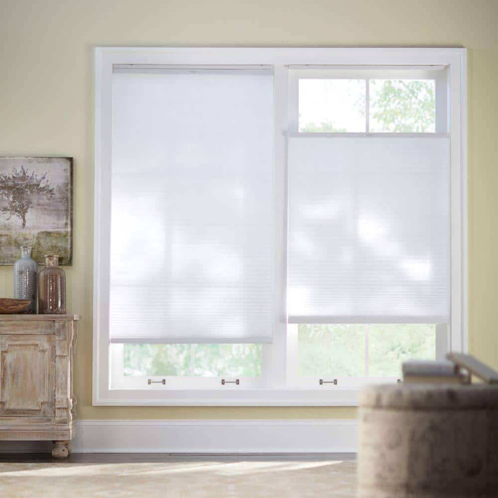 Home Decorators Collection Snow Drift Top Down Bottom Up Cordless Light Filtering Cellular Shades- 21.625 - Product image 1