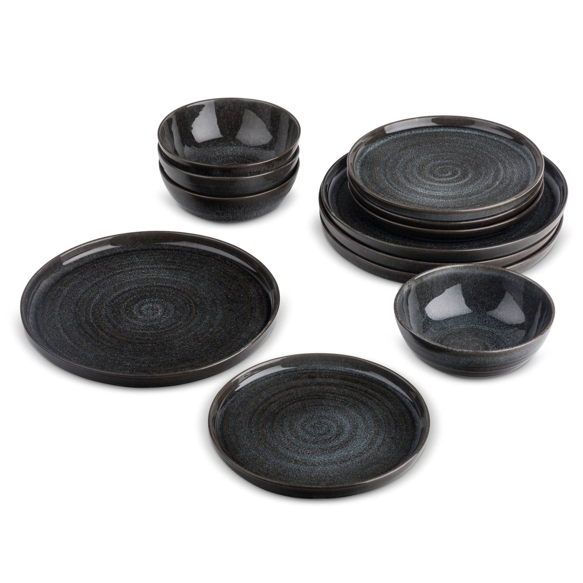 Yellowstone 12-Piece Ceramic Dinnerware Set Rip Collection - Product image 1