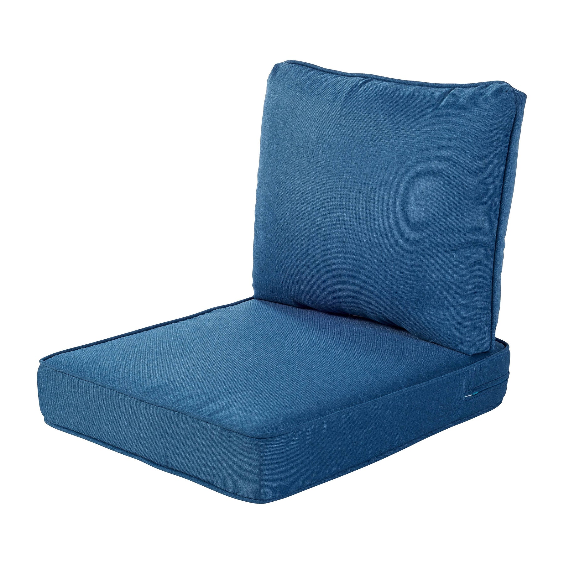 Haven Way Universal Outdoor Deep Seat Lounge Chair Cushion Set - 22x25 - Medium Blue - Product image 1
