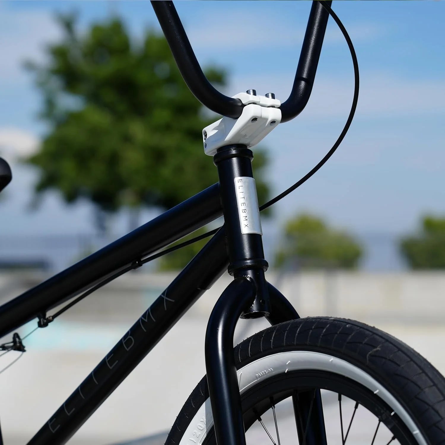 Elite BMX Bicycle 20" Freestyle Bike - Stealth Blue Purple Ideal for Ages 7 to 18 Years
