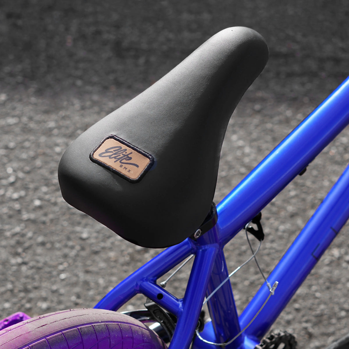 Elite BMX Bicycle 20" Freestyle Bike - Stealth Blue Purple Ideal for Ages 7 to 18 Years