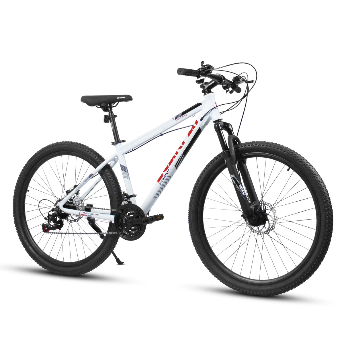27" Mountain Bike, 21 - Speed Dual Disc Brakes with Aluminum Frame - Black - Product image 3