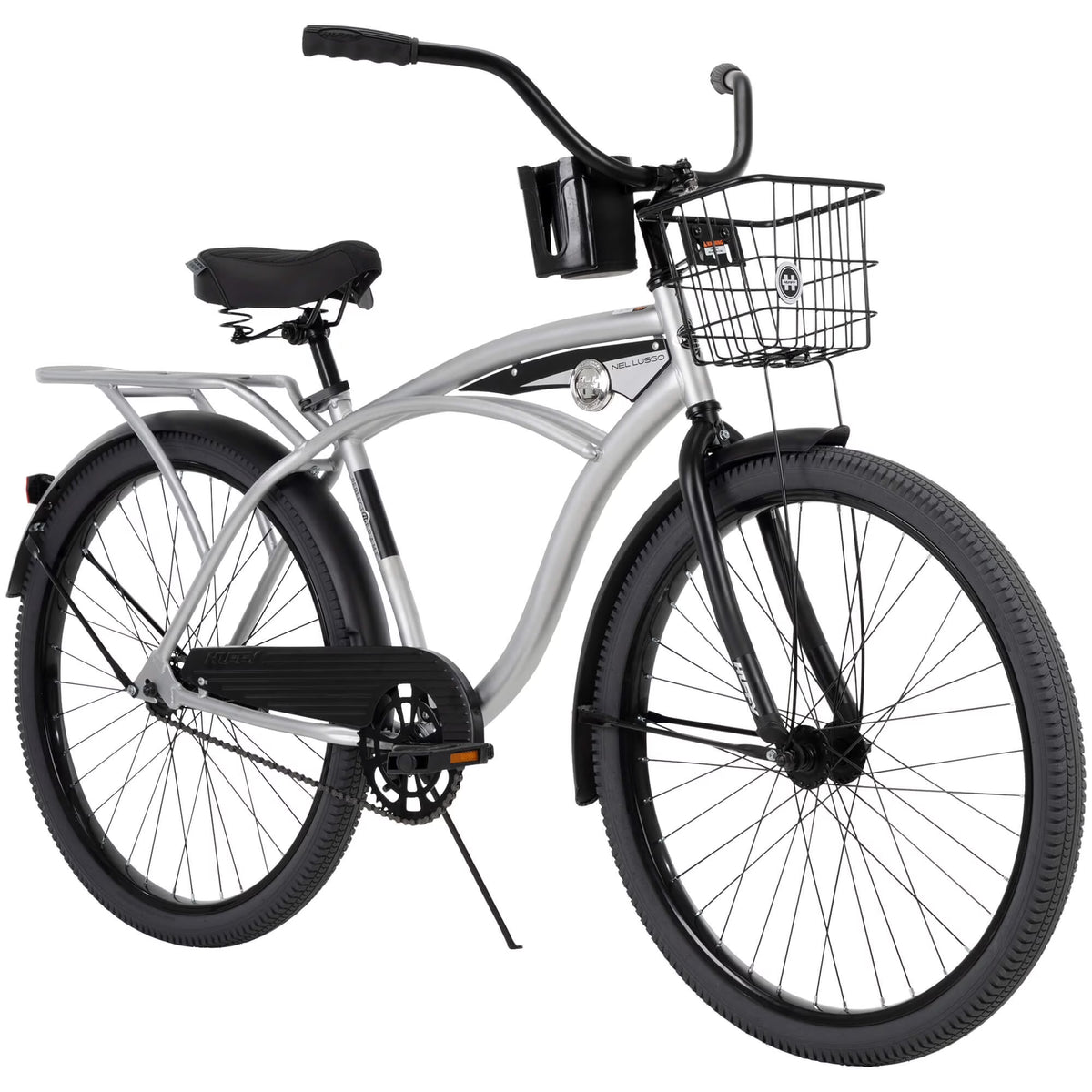 Huffy 26" Nel Lusso Cruiser Bike, Fits Riders 5'0"+, Matte Black, Adult, Men'S - Product image 3