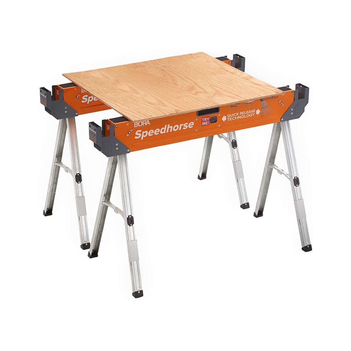 30 In. H Steel Speedhorse Sawhorse with Auto Release Legs (2 - Pack) - Product image 3