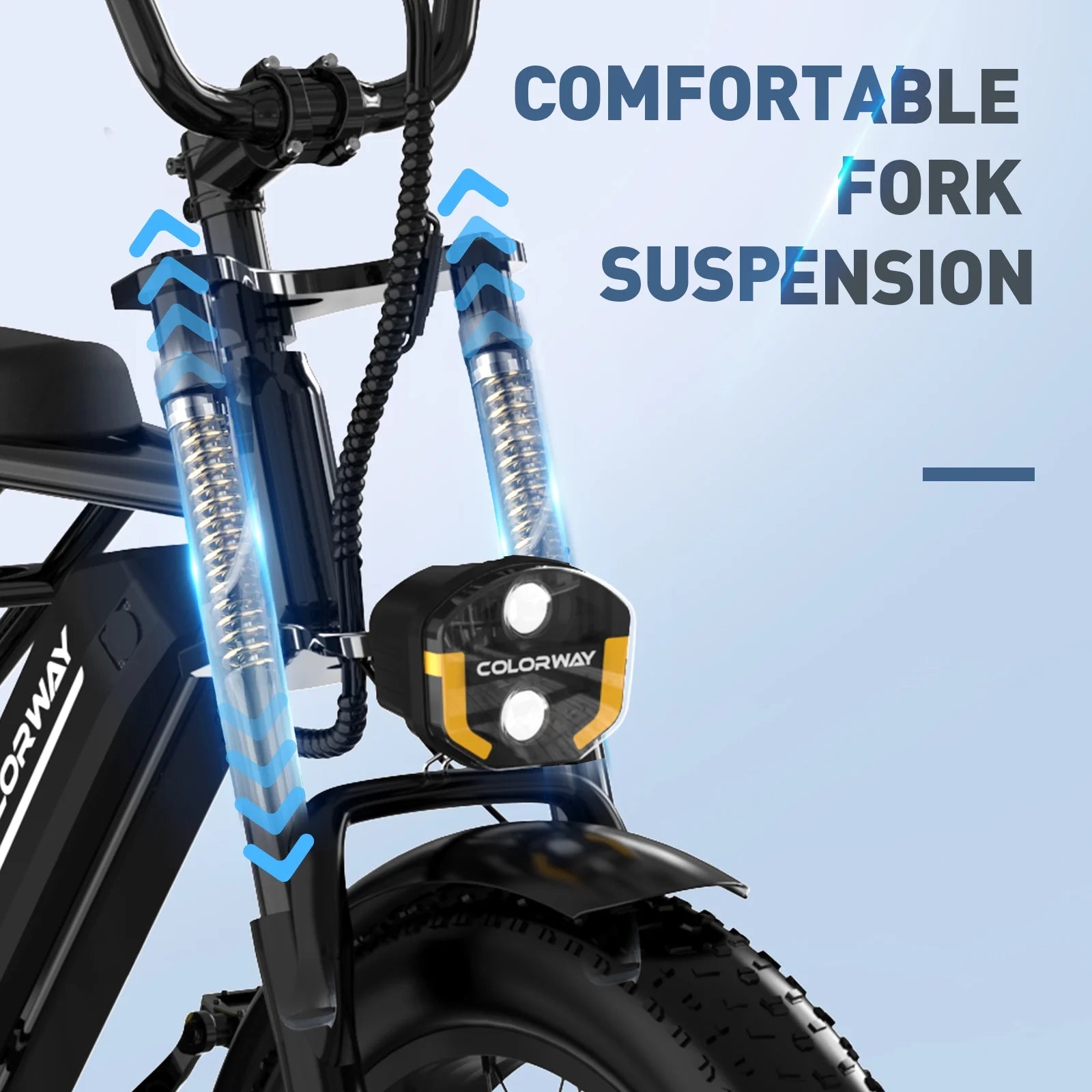 COLORWAY 750W 20"x4.0 Fat Tire Electric Bike, 48V 15ah Battery, Off - Road E - Bike for Adults - Product image 19