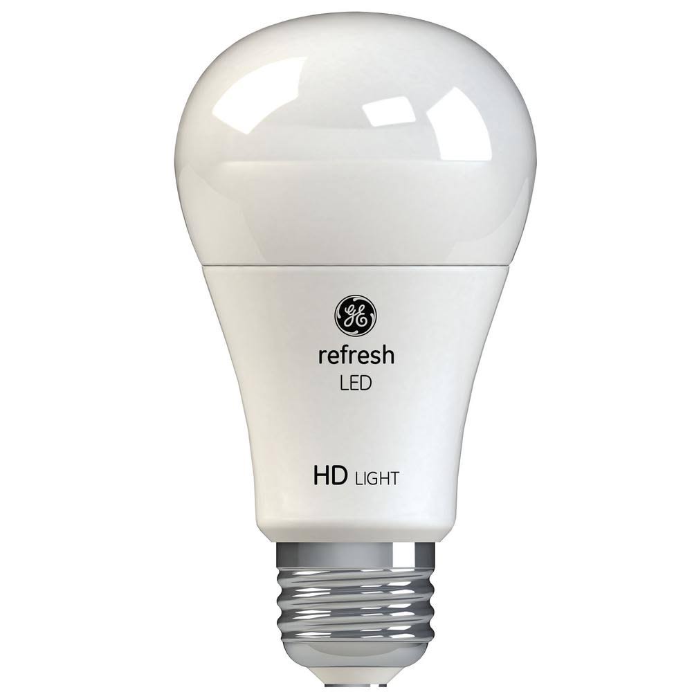 GE Refresh 60W Equivalent Daylight (5, 000K) High Definition A19 Dimmable LED Light Bulb - 2 pack - Product image 1