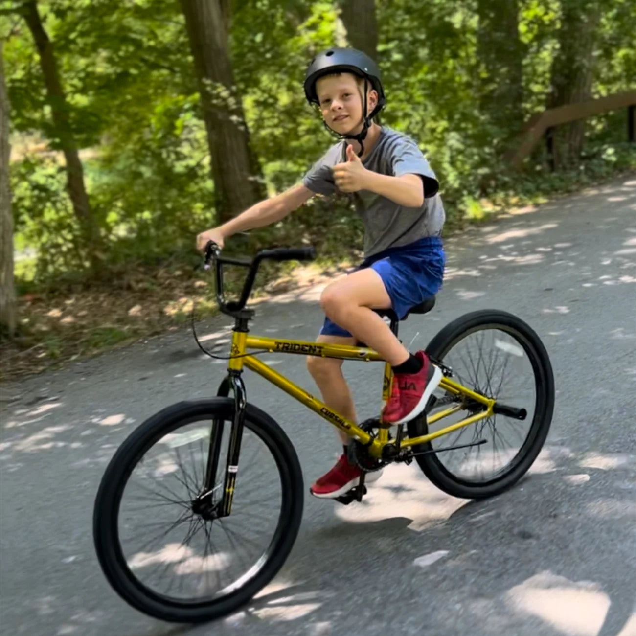 Cubsala 24 in BMX Race Bike Trident Bicycles Beginner - Level to Advanced Riders with 2 Pegs Trick Cycling - Product image 9