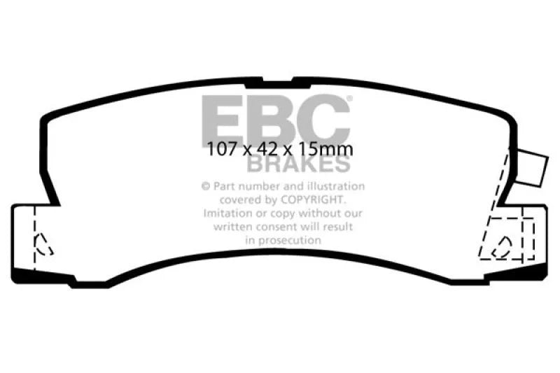 EBC - Rear Yellowstuff Pad PN DP4628R