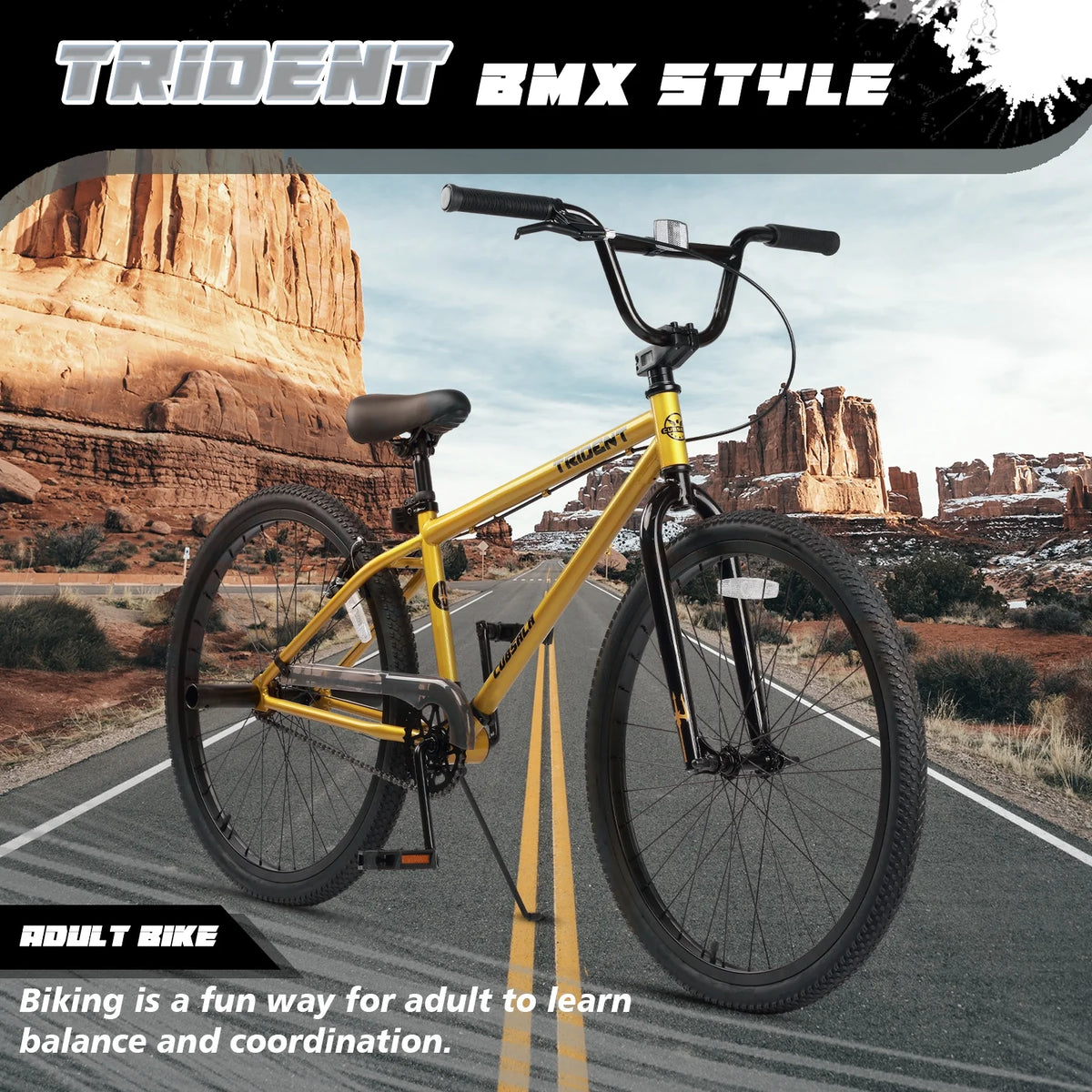 Cubsala 24 in BMX Race Bike Trident Bicycles Beginner - Level to Advanced Riders with 2 Pegs Trick Cycling - Product image 19