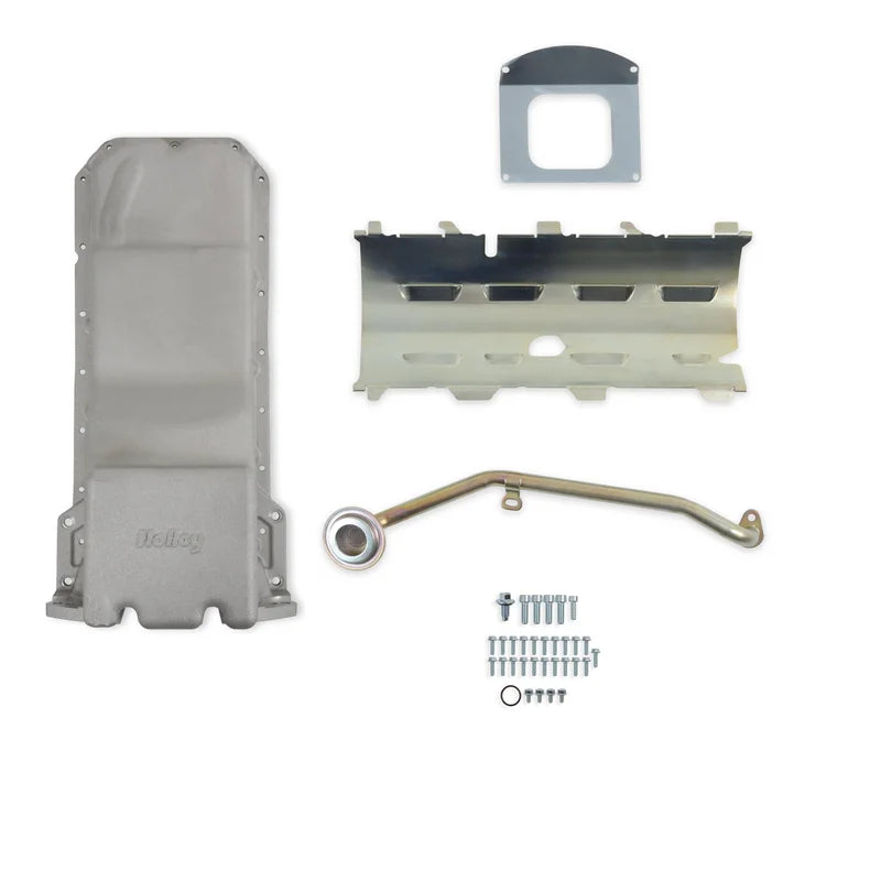 Hellcat Rear Sump Oil Pan by Holley - 6.2L - Aluminum 302-63
