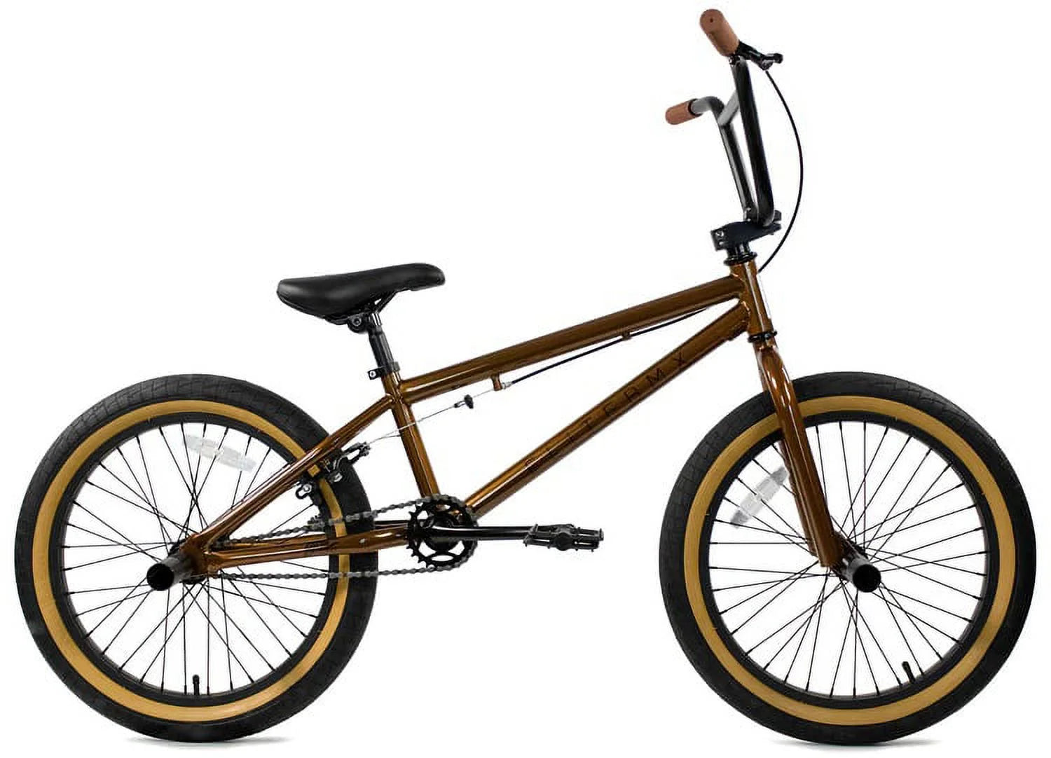 Elite BMX Bicycle 20" Freestyle Bike - Stealth Blue Purple Ideal for Ages 7 to 18 Years