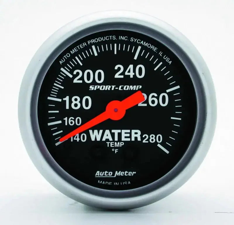 3331 Auto Meter Products Gauge Water Temperature 2-1/16 Inch