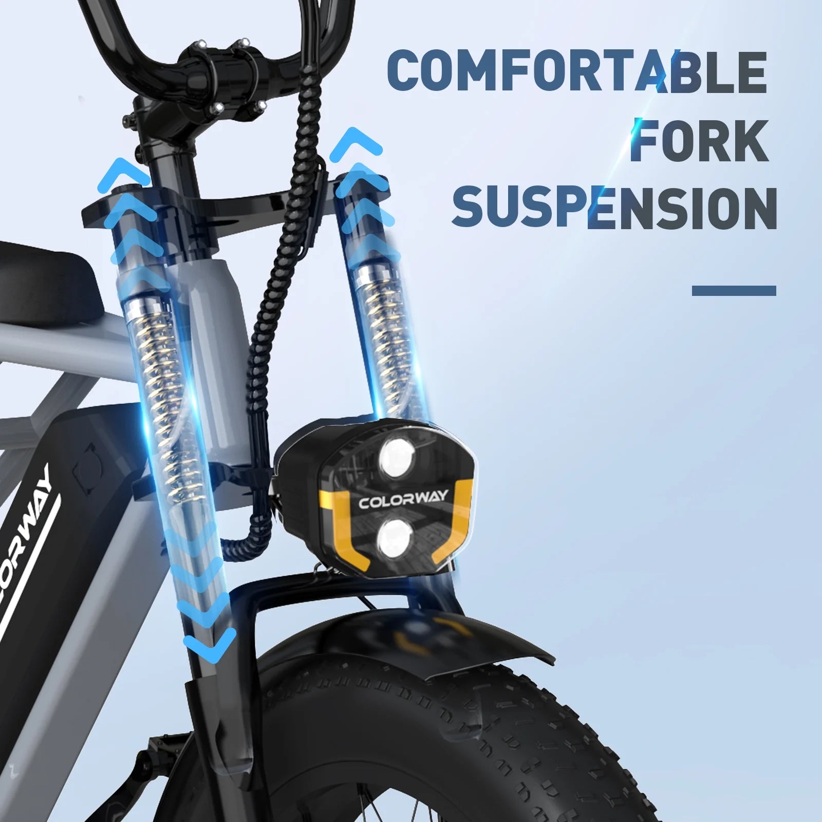 COLORWAY 750W 20"x4.0 Fat Tire Electric Bike, 48V 15ah Battery, Off - Road E - Bike for Adults - Product image 14