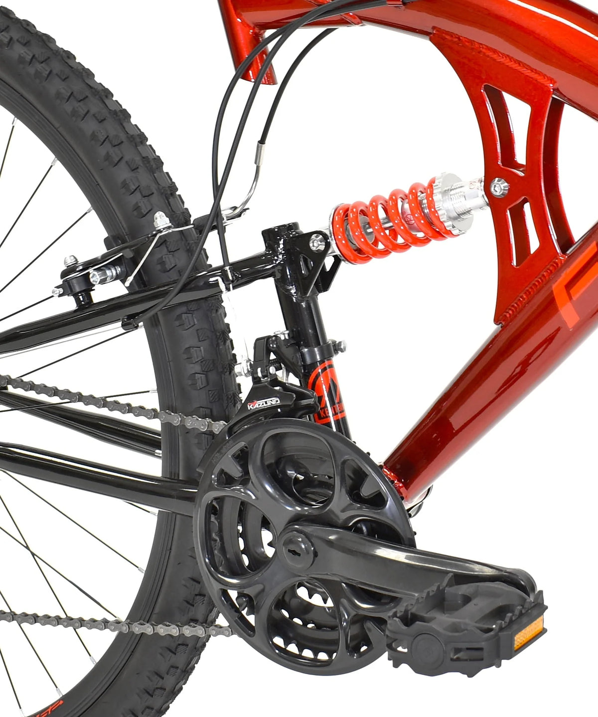 Kent 29 In. Flexor Men'S Dual Suspension Mountain Bike, Red - Product image 7