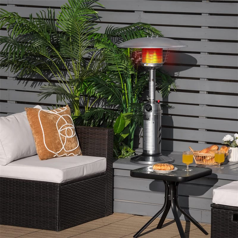 11, 000 BTU Tabletop Propane Patio Heater, Portable Stainless Steel Outdoor Heater with Adjustable Flame & - Product image 10