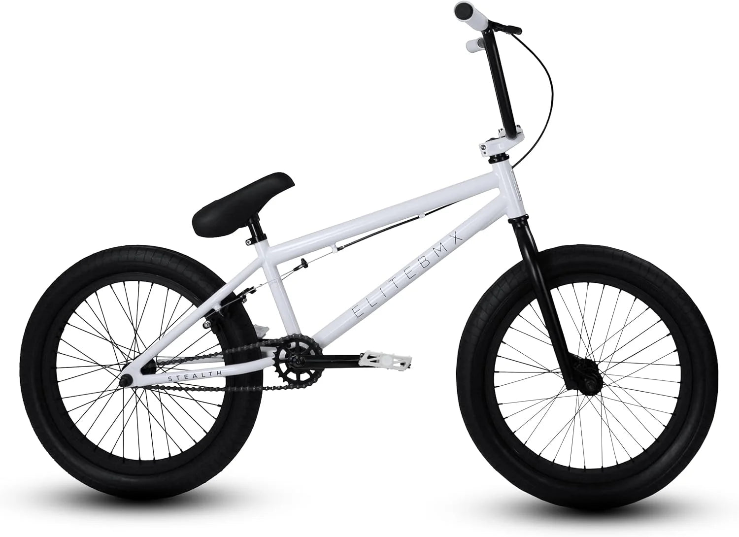 Elite BMX Bicycle 20" Freestyle Bike - Stealth Blue Purple Ideal for Ages 7 to 18 Years