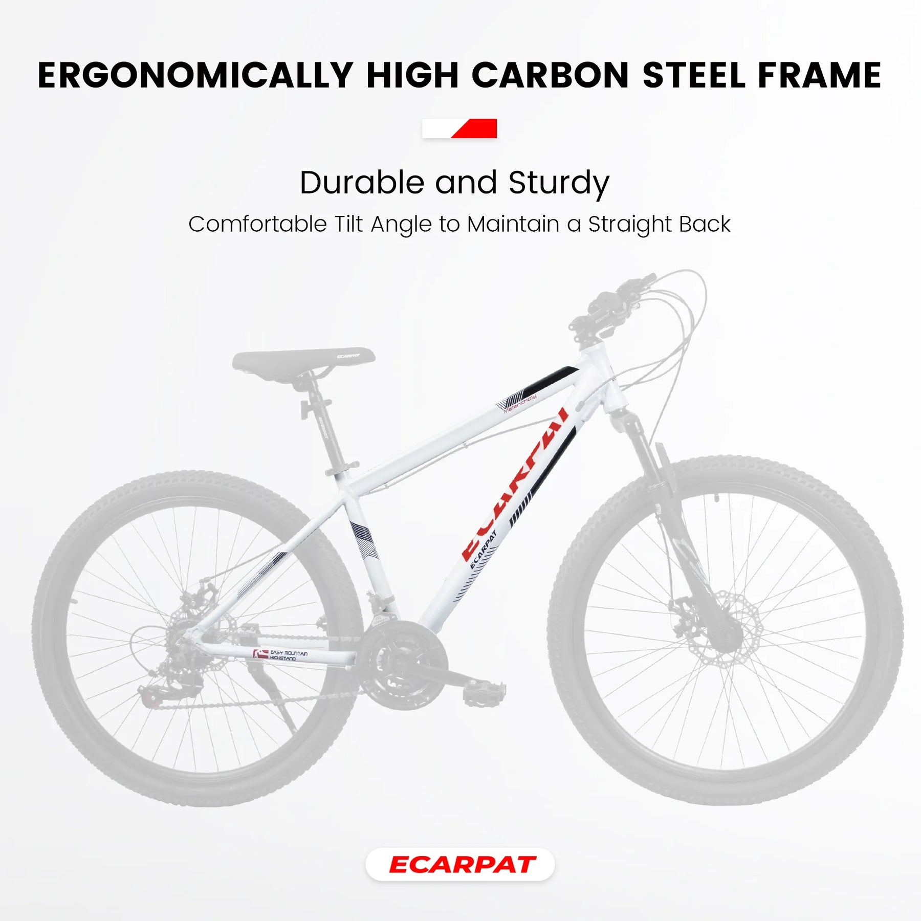 27" Mountain Bike, 21 - Speed Dual Disc Brakes with Aluminum Frame - Black - Product image 9