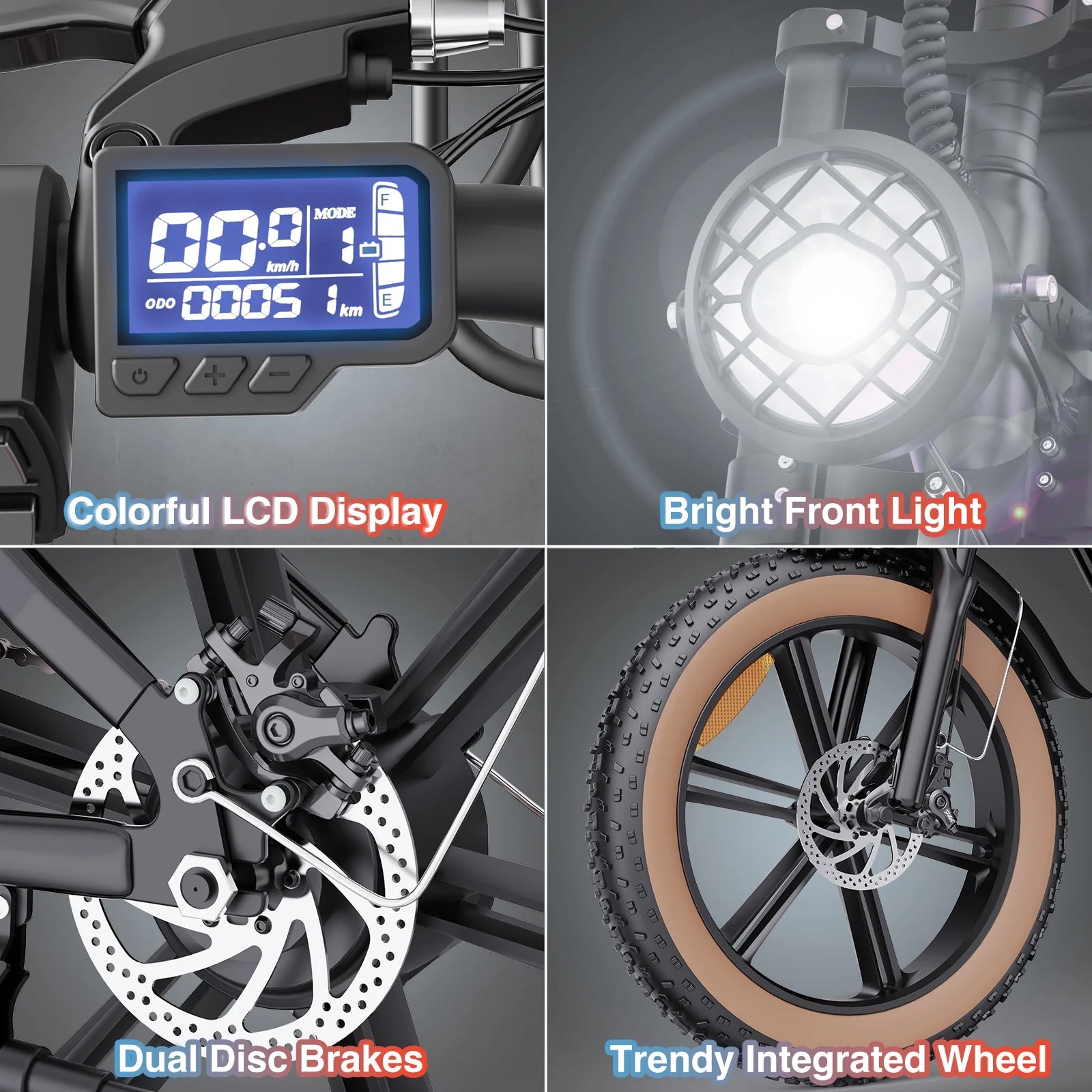 Ridstar Electric Biycle for Adults, 1200W 32MPH, 48V 20AH Electric Dirt Bike - Product image 30