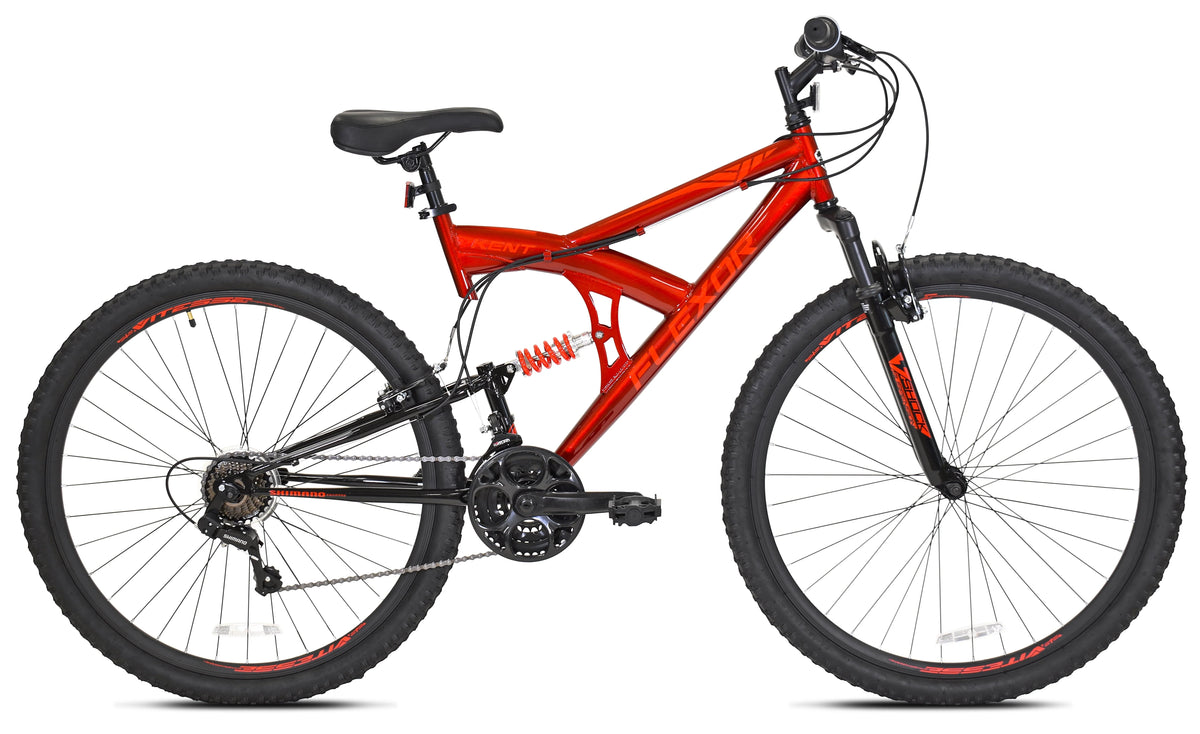 Kent 29 In. Flexor Men'S Dual Suspension Mountain Bike, Red - Product image 1