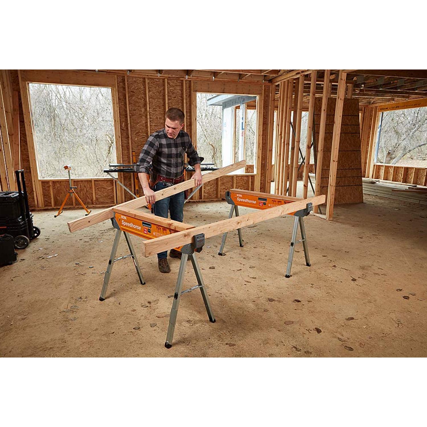 30 In. H Steel Speedhorse Sawhorse with Auto Release Legs (2 - Pack) - Product image 5