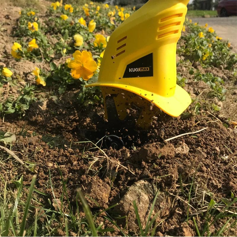 Cordless electric tiller -