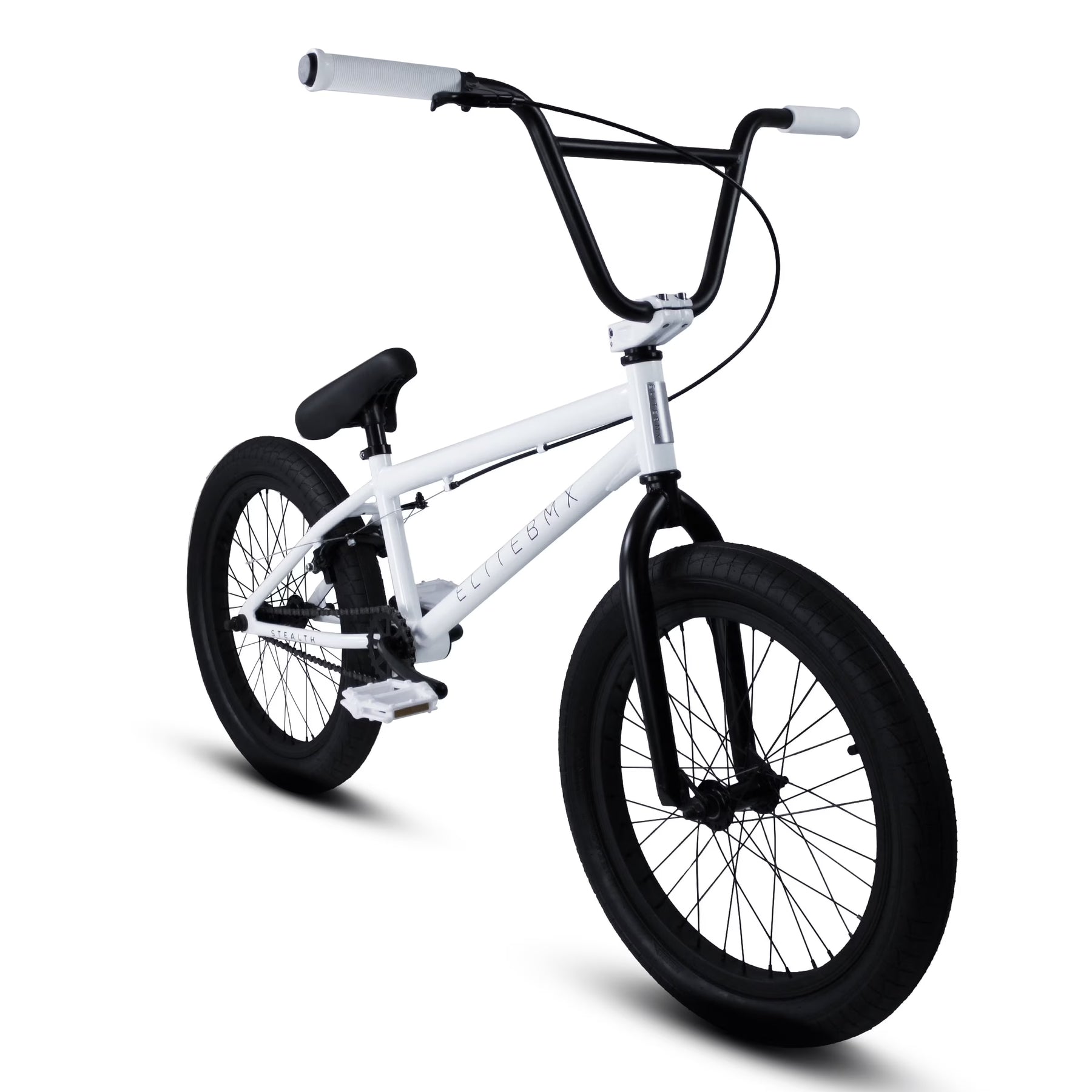 Elite BMX Bicycle 20" Freestyle Bike - Stealth Blue Purple Ideal for Ages 7 to 18 Years