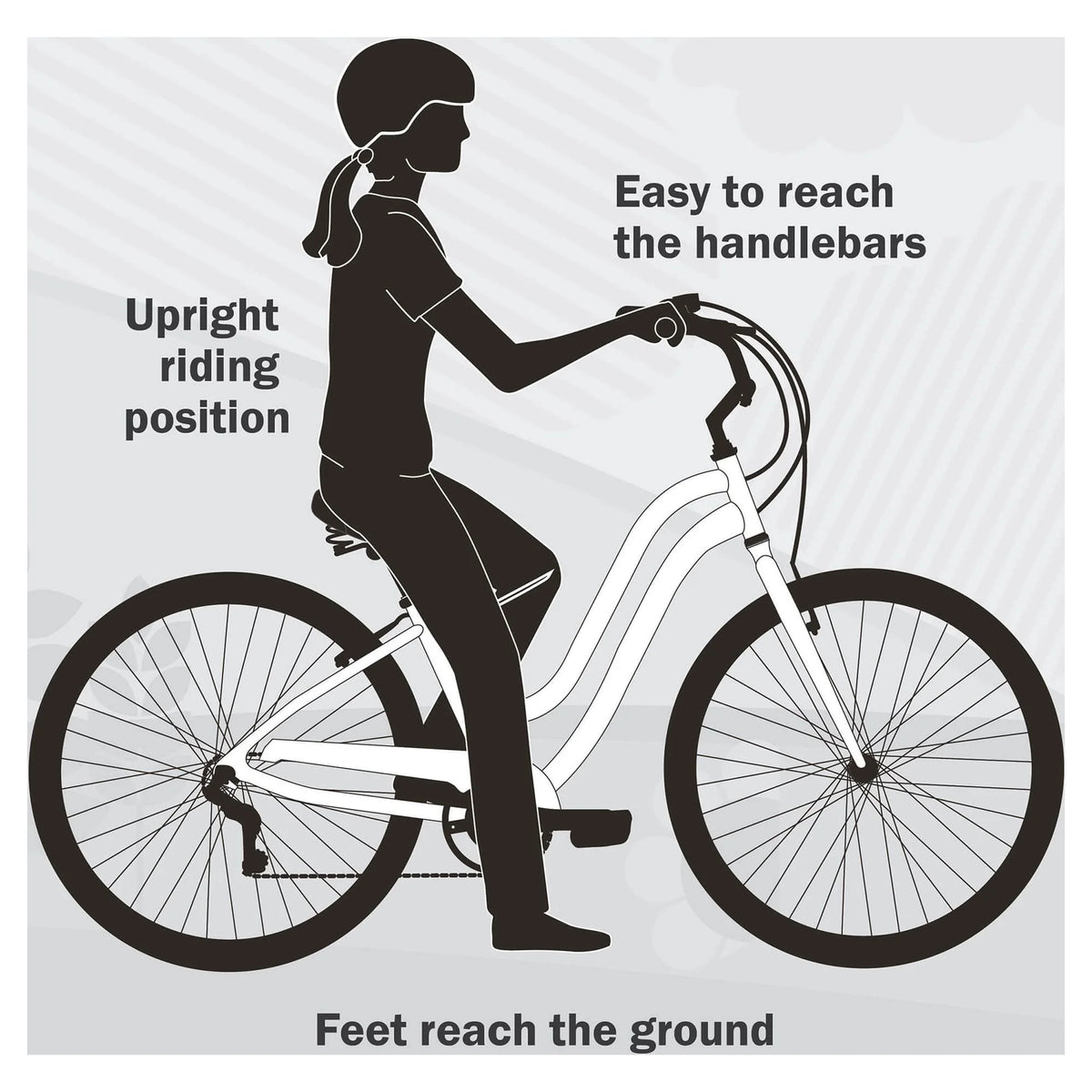 Huffy 26" Nel Lusso Cruiser Bike, Fits Riders 5'0"+, Matte Black, Adult, Men'S - Product image 7