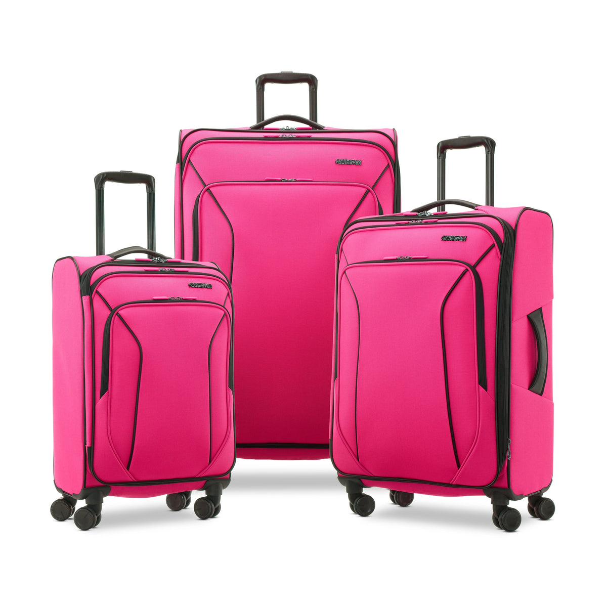 American Tourister X - Lite 3 - Piece Luggage Set with Spinner Wheels - Light Grey - Product image 19