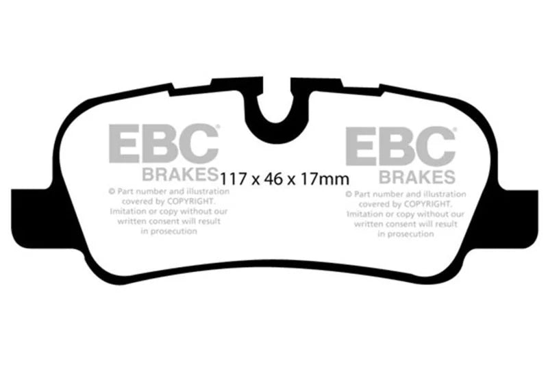 EBC Extra Duty - Rear Pad PN ED91542