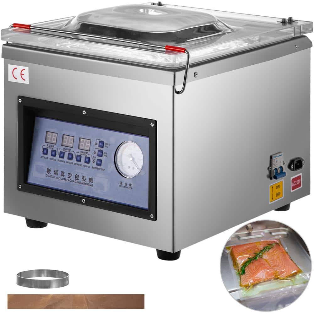 VEVOR Stainless Steel Chamber Vacuum Sealer Kitchen Food Vacuum Sealer Digital Packaging Machine Sealer for - Product image 1