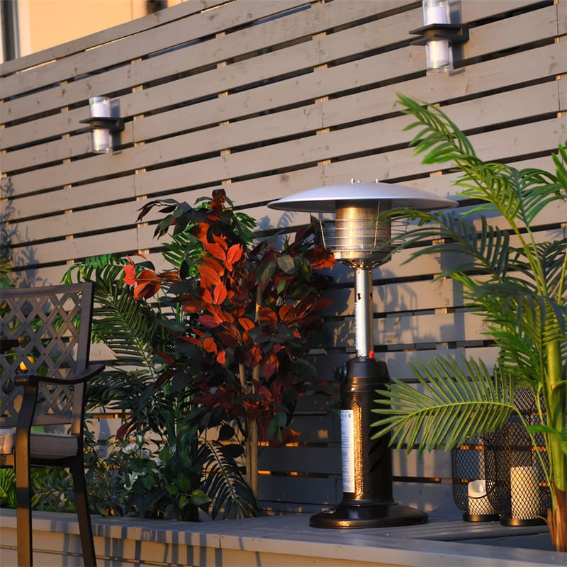 13, 000 BTU Portable Tabletop Propane Patio Heater, Stainless Steel LP Gas Heater with Weighted Base & - Product image 4