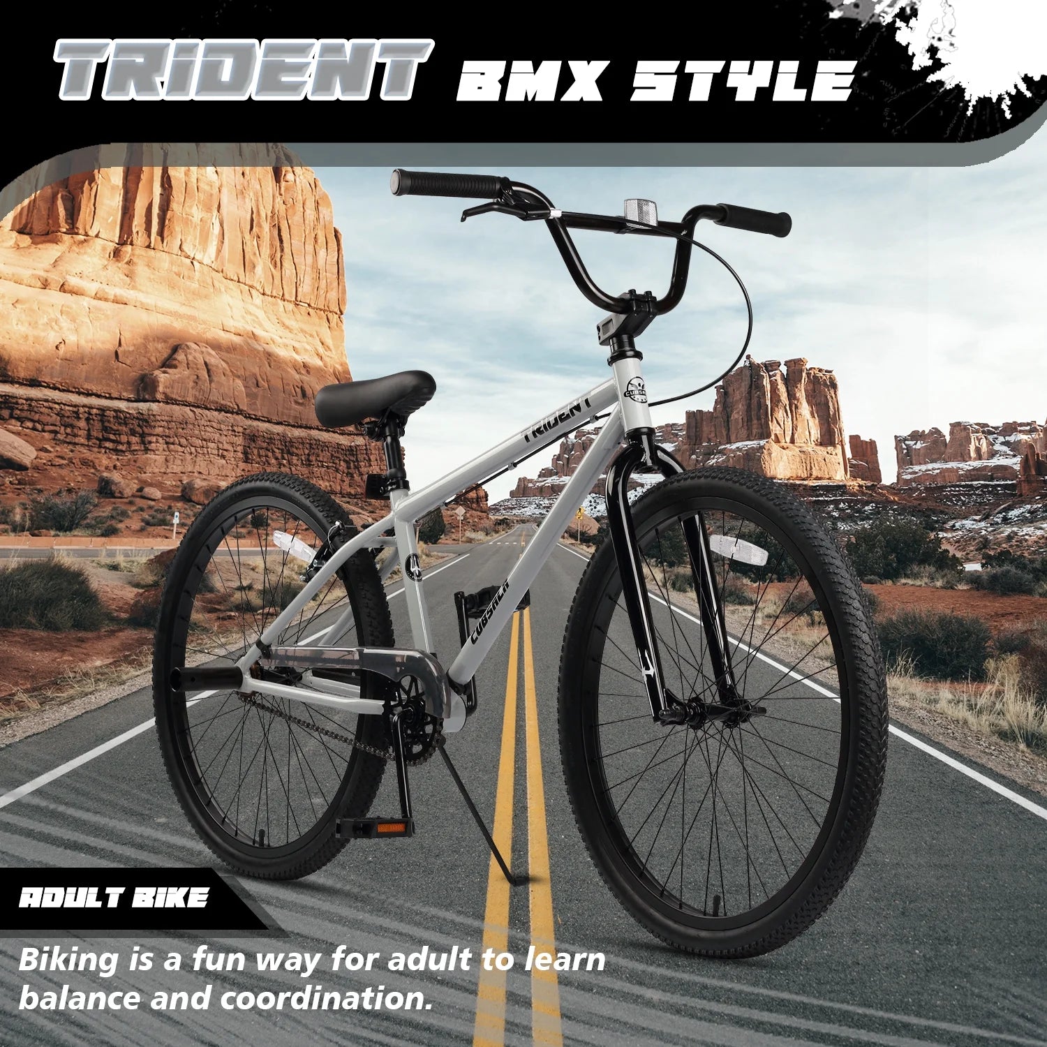 Cubsala 24 in BMX Race Bike Trident Bicycles Beginner - Level to Advanced Riders with 2 Pegs Trick Cycling - Product image 26