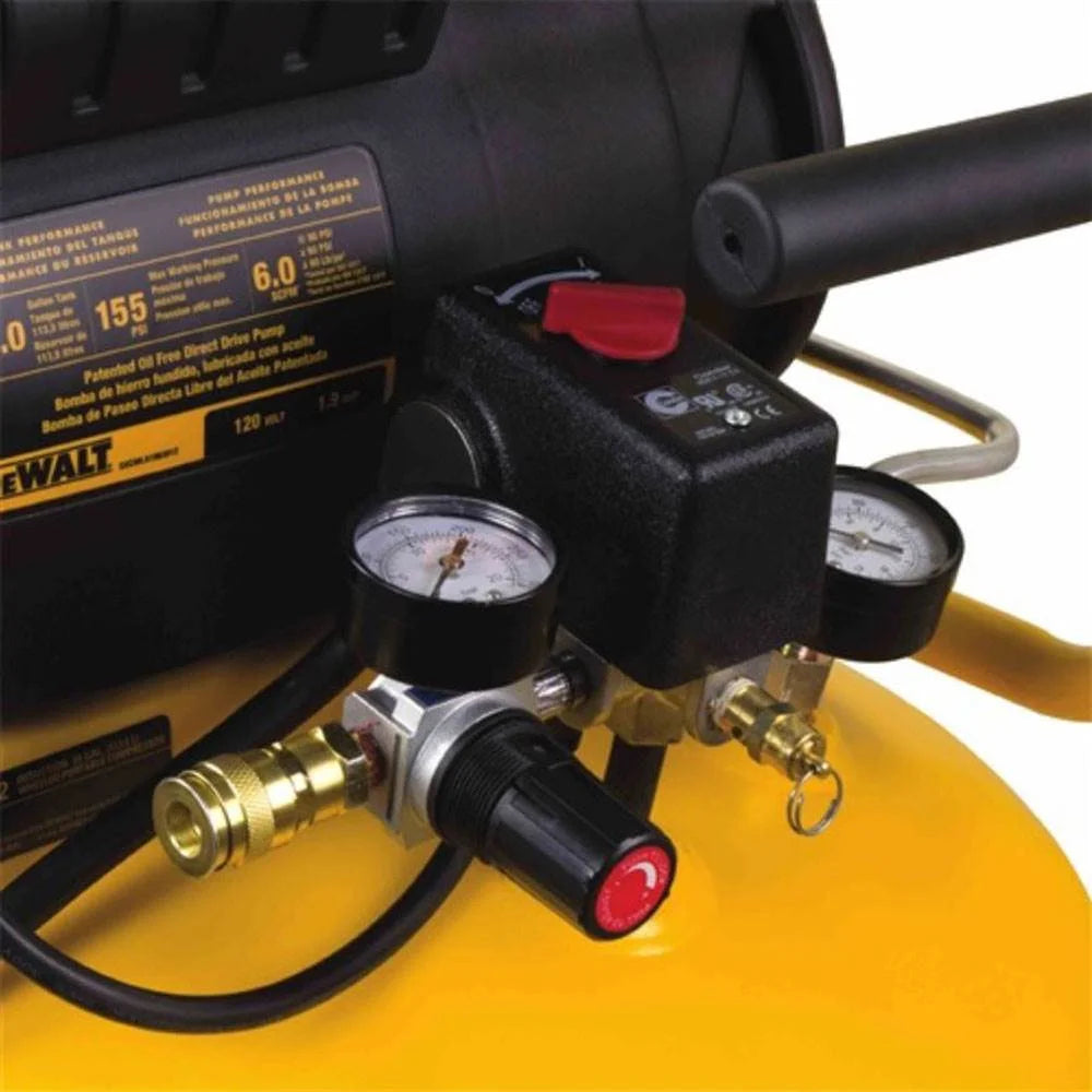 Dewalt Portable 30 Gallon Oil Free Electric Motor Vertical Air Compressor Tank - Product image 8